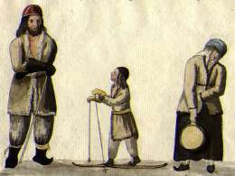 C.P. Elfströmin kuva karjalaisesta rahvaasta. Museovirasto 2364:6.