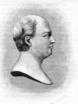 Matthias Calonius. Muistomitalista kopioitu kuva. Museovirasto.