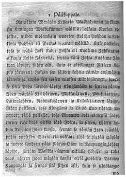 Rajan Laskun Sowindo-Kirja Hänen Majestetinsä Wenäjän Kejsarin ja Hänen Majestetinsä Ruotsin Kuningan wälillä. Päätetty Torniosa 20.11.1810.
