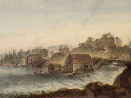 Helsingin kaupunki. Gavril Sergejev, Vanhankaupungin mylly. Museovirasto, dia 5931.