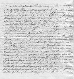 Torsten Tawastin kokoelma kansio I. Ote S.F. von Bornin kirjeestä Torsten Tawastille. Gammelbacka 27.8.1812. Koskien Venäjän kejsarin ja Ruotsin kruununprinssin tapaamisesta Turussa 1812. Kansallisarkisto.