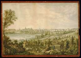 E.W. Le Moinen akvarelli 1817. Helsingin kaupunginmuseon kuvaarkisto.