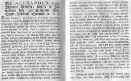 Kejsarillisen Majestetin Armollinen JULISTUS, visseistä lisäyxistä ja muutoxista Hänen sinä 9 p. Syyskuusa 1817 ulosannetusa Armollisesa Julistuxesansa, Kerjämisen estämisestä. Annettu Helsingin Kaupungisa s. 1 p. Huhtikuusa 1822.