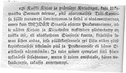 Asetus, Kiellosta Ulkomaalla präntättyin wahingollisten ja wiettelewäisten Kirjain ja Kirjoitusten sisälle tuomista wastaan ja niiden edeswastauksesta jotka niitä myywät ja uloslewittäwät. 2.8.1823.