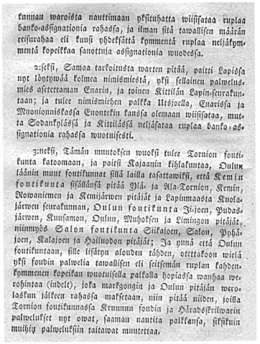 Julistus erinäisistä toimituksista paremman järjestyksen kartuttamiseksi Suomen Lapinmaalla. 25.4.1838. Sivu 3.