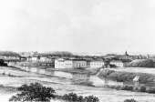 Åbo från norra sidan. J. Cardonin sävykivipiirros, alkup. luonnos tod. vuodelta 1841. Museovirasto