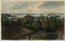 P.A. Kruskopf, Puhois. Kuva julkaistu 1853 teoksessa La Finlande pittoresque.