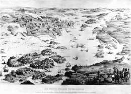 Die Festung Sveaborg und Helsingfors. Kuva: Museovirasto