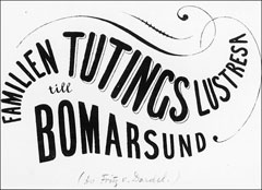 Tuutingien perheen hupiretki Bomarsundiin