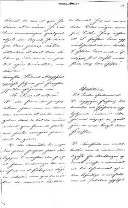 Aleksanteri II:n lausuma pöytäkirjaan. Sen. plenum ptk 24.3.1856. Kansallisarkisto.