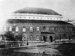 Helsingin uusi teatteri 1860. Kuva: Museovirasto