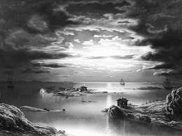 Johan Knutson, Saaristomaisema. Kuva: Museovirasto.