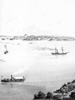 M. von Wright, Panorama de Helsingfors. Seconde edition. 1863. Kuvat: Museovirasto
