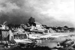 Magnus von Wright, Katajanokka. Öljymaalaus, Ateneum. Kuva: Museovirasto.