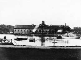 Taalintehtaan uusi valssilaitos 1869. Kuva: Museovirasto.