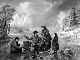 Robert Ekmanin maalaus (1871). Kustaa Hiekan säätiö. Kuva: Museovirasto.