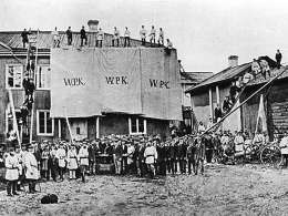 Tampereen vapaapalokunta 1873. Kuva: Museovirasto.