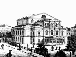 Helsingin ruotsalainen teatteri. F. Liewendahl: Helsingfors Album. En samling af 38 Vuer (1877). Kuva: Museovirasto