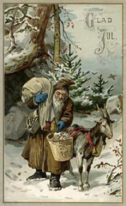 Joulukortti 1885. Museovirasto.