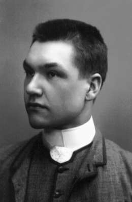 Axel Gallén 1886. Kuva: Nyblin, Museovirasto.
