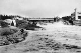 Ämmäkoski 1888. Kuva: Museovirasto.