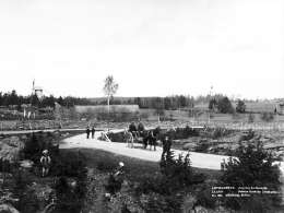 Jomalan kirkon seutu Ahvenanmaalla. Kuva: Ståhlberg, Museovirasto.