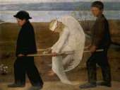 Hugo Simberg: Haavoittunut enkeli. Kuva: Museovirasto.
