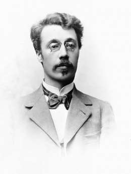 Kirjailija Teuvo Pakkala 1890-luvulla. Kuva: Museovirasto.