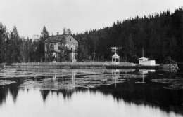 Saimaan kanava Rättijärvellä 1891. Kuva: Daniel Nyblin, SVTM.