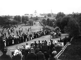 Aleksanreri III Lappeenrannssa. Kuva: Ståhlberg, Museovirasto.
