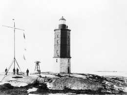 Hangon majakka 1891. Kuva: Nyblin, Museovirasto.