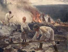 Eero Järnefelt, Raatajat rahanalaiset. Ateneum. Kuva: Museovirasto.