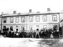 Emigranttihotelli Hangossa. Kuva: Museovirasto.