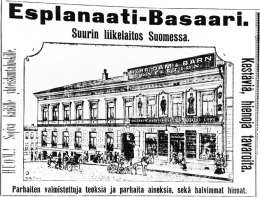 Ilmoitus, Uusi Suometar 21.11.1897. 