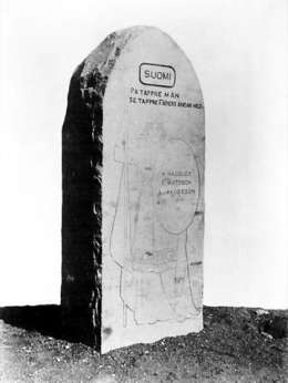 Buurisodan muistomerkki 1. Kuva: Museovirasto 190456.