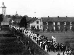 Kauhajoen taistelun 100-vuotisjuhla. Kuva: Museovirasto.