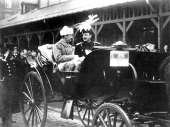 Valtionhoitaja Mannerheim ja Tanskan kuningas Kristian X Kööpenhaminassa. Kuva: Museovirasto 4.4.-85.