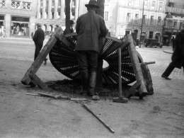 Vilho Setälä: puun suojaus. Kuva: Suomen valokuvataiteen museo, Setälä 67.