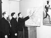 Paavo Nurmi ja Taisto Mäki. Kuva: Pietinen, Museovirasto, 42965/1940.