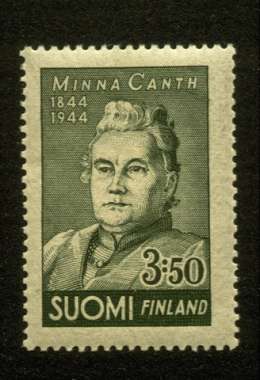 Minna Canth-postimerkki, Postimuseo.