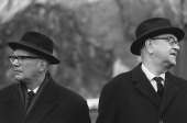 Kalle Kultala: presidentti Kekkonen ja pääministeri Erlander. Kuva: Suomen valokuvataiteen museo, cd: 130 a.