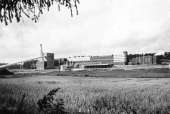 Metsäliiton Kirkniemen laitokset Lohjalla. Kuva: Museovirasto, 21.4.89.596.