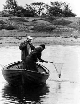 Presidentti Kekkonen Ahvenanmaalla. Kuva: Museovirasto, 29.3.89:94.