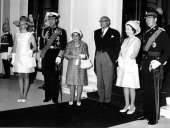 Presidentti Kekkosen valtiovierailu Englantiin. Kuva: Museovirasto, 29.3.89:27.