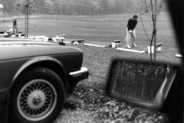 Eero Roine: Kirkkonummen Kurk-Golf. Golfauksesta oli tullut yksi juppivuosikymmenen tunnusmerkeistä. Kuvaajan hallussa.