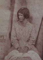 Muotokuva potilaasta, Surrey County Asylum, Dr. Hugh Welch Diamond, 1855.