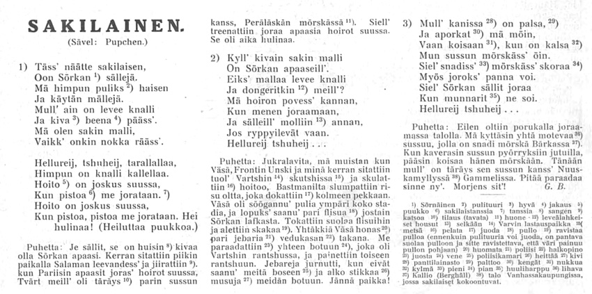 Sakilaiset Kuvina Agricola verkko